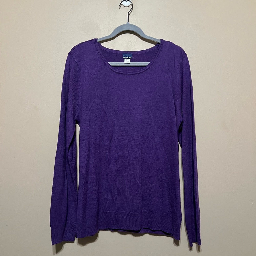 Basic Editions Knit Sweater Top